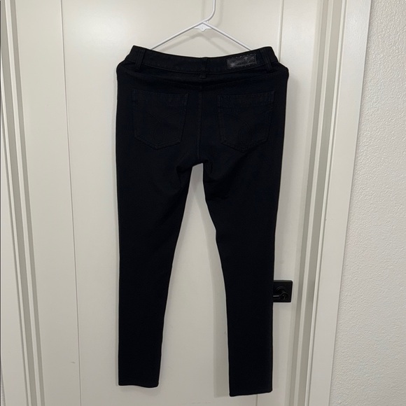 Calvin Klein Jeans Ankle Pant Straight Leg High Rise Pockets Black Womens size 4 - Picture 5 of 9